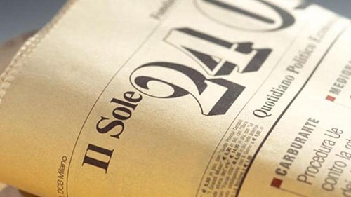 Hoy "Il Sole 24 Ore" habla de nosotros